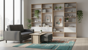 Como combinar móveis multifuncionais sem deixar o ambiente carregado