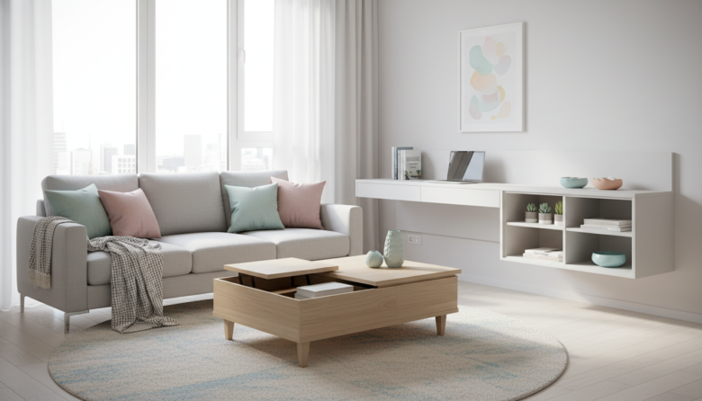 Móveis inteligentes que ajudam a manter a organização em espaços pequenos