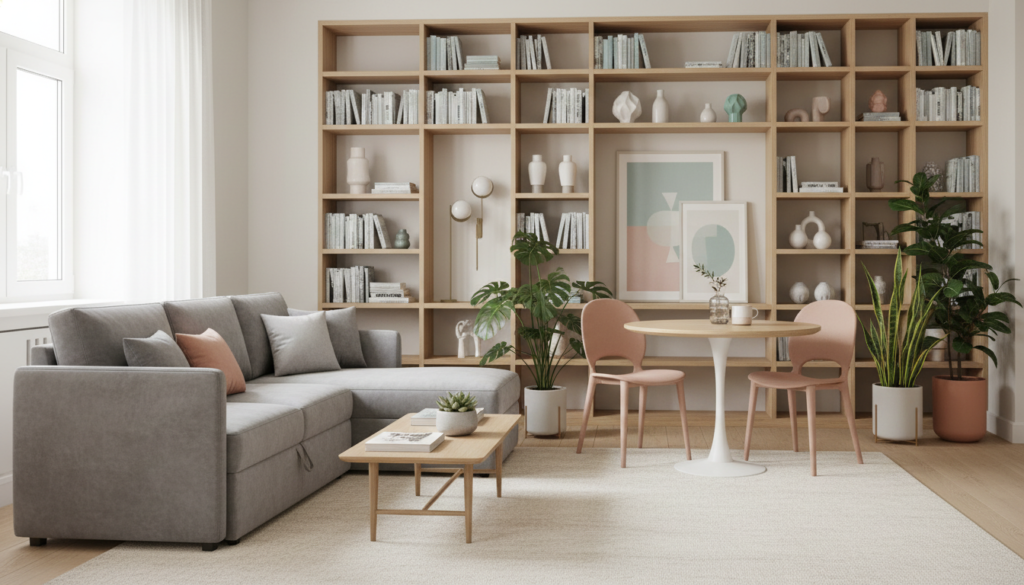 móveis compactos para apartamentos pequenos