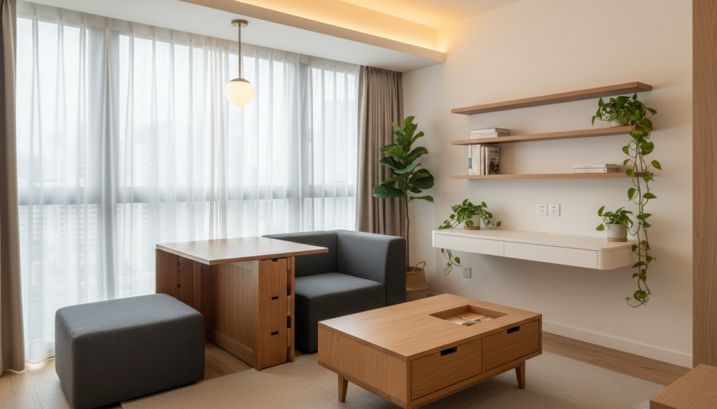 móveis inteligentes para apartamentos pequenos