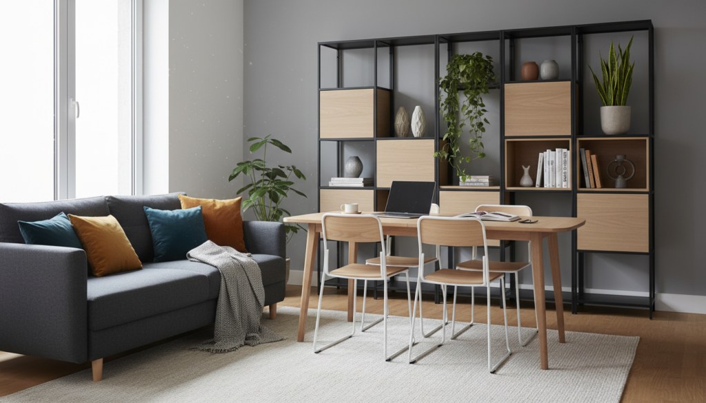móveis multifuncionais para espaços pequenos