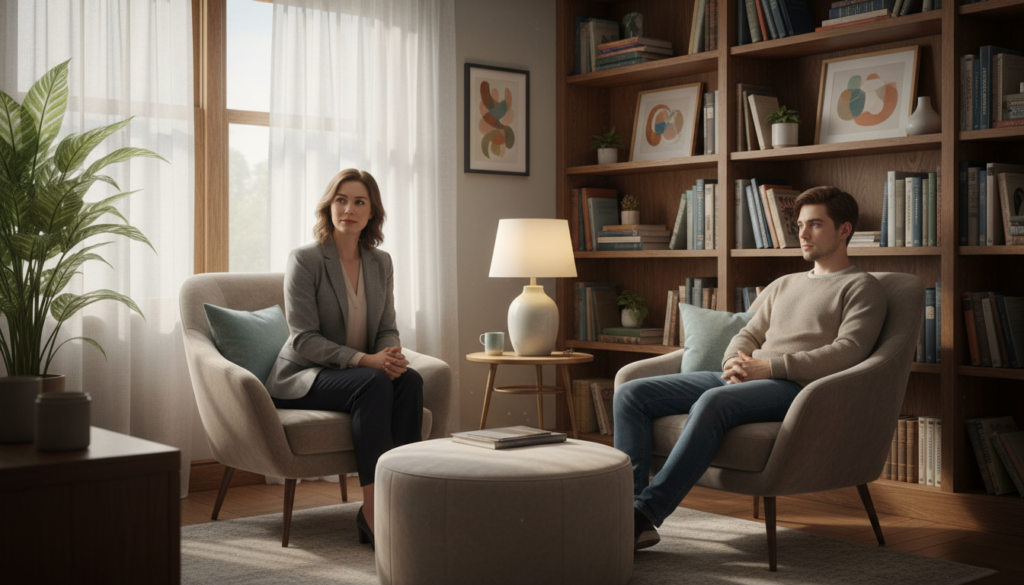 Psicólogos e Ansiedade em Espaços Pequenos