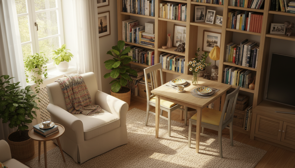 estudos sobre felicidade em ambientes pequenos